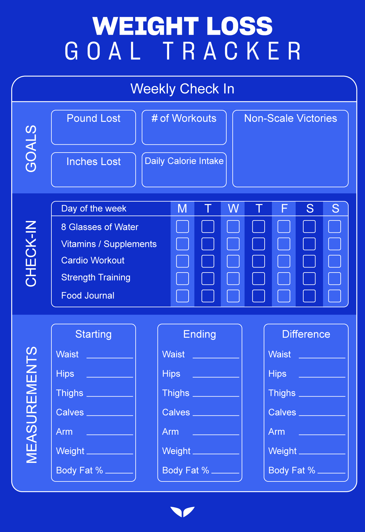 weight loss goal tracker